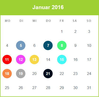 Kindergeld-Auszahlungstermine für Januar 2016
