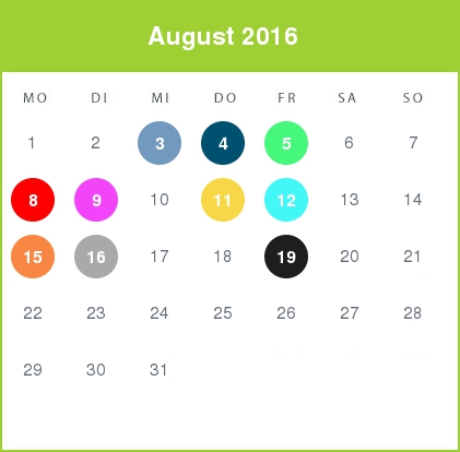 Kindergeld-Auszahlungstermine für August 2016