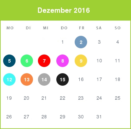 Kindergeld-Auszahlungstermine für Dezember 2016