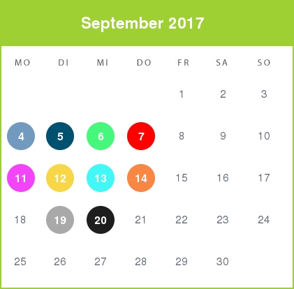 Kindergeld-Auszahlungstermine für September 2017