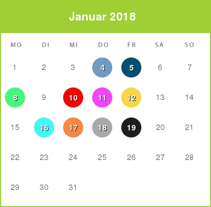 Kindergeld-Auszahlungstermine für Januar 2018