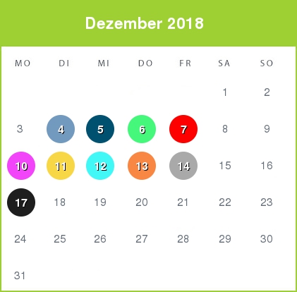 Kindergeld-Auszahlungstermine für Dezember 2018