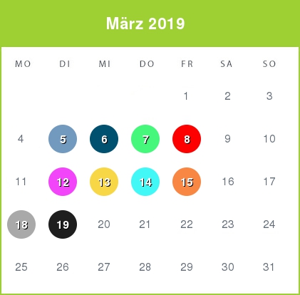 Kindergeld-Auszahlungstermine für März 2019