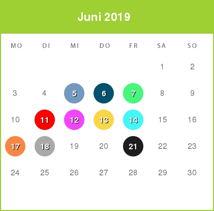 Kindergeld-Auszahlungstermine für Juni 2019