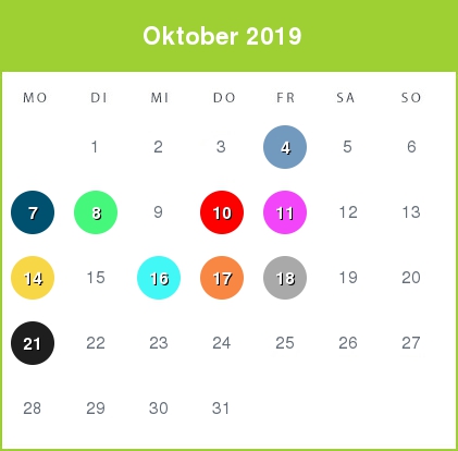 Kindergeld-Auszahlungstermine für Oktober 2019