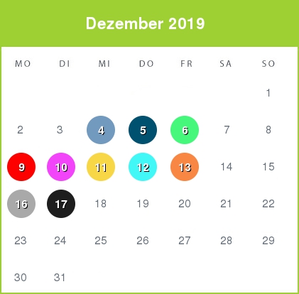 Kindergeld-Auszahlungstermine für Dezember 2019