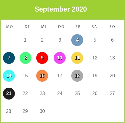 Kindergeld-Auszahlungstermine für September 2020