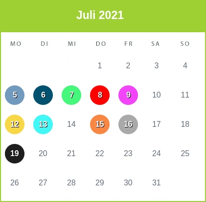 Kindergeld-Auszahlungstermine für Juli 2021