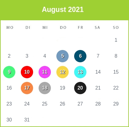Kindergeld-Auszahlungstermine für August 2021