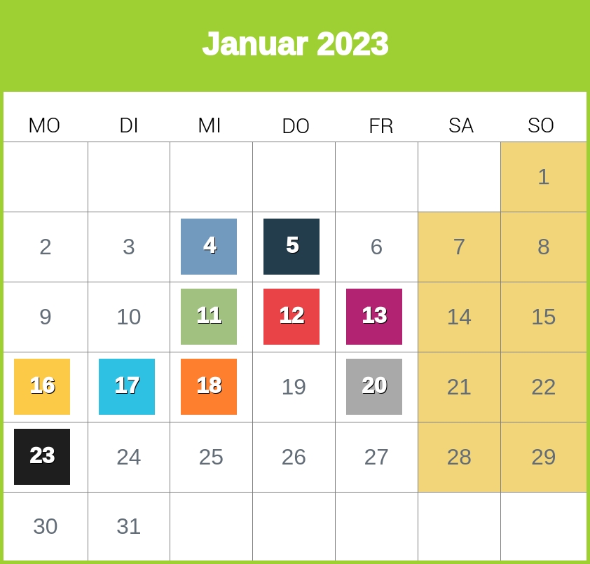 Kindergeld-Auszahlungstermine für Januar 2022