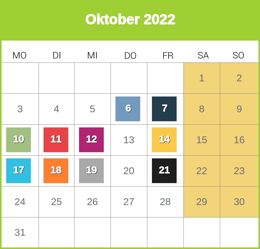 Kindergeld-Auszahlungstermine für Oktober 2022
