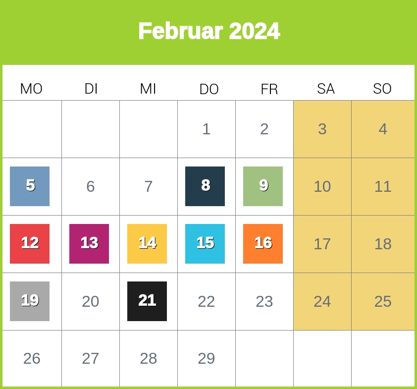 Kindergeld-Auszahlungstermine für Februar 2024